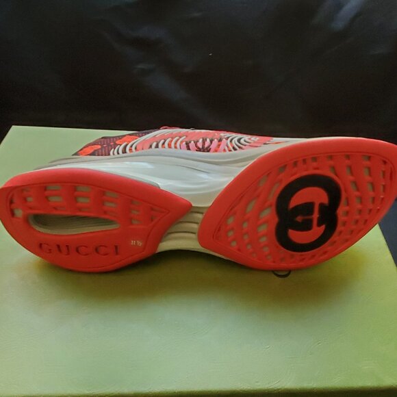 NIB Gucci Run technical knit fabric sneakers G 11.5 US 12.5 - Picture 6 of 7